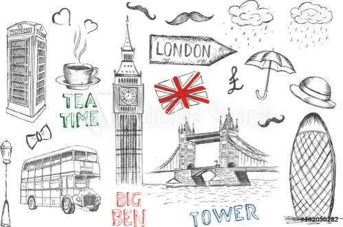 Picture of Set of England symbols